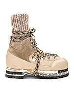 Chloe Nikie Ankle Boots in Multicolor Beige 1 | FWRD