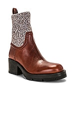 Chloe Neva Ankle Boots in Clay Brown, view 2, click to view large image.