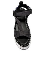 Chloe Nama Sandal in Black, view 4, click to view large image.