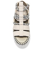Chloe Nama Sandal in Pearly Grey, view 4, click to view large image.