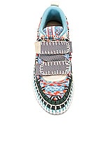 Chloe Nama Mesh Sneaker in Multicolor Red, view 4, click to view large image.