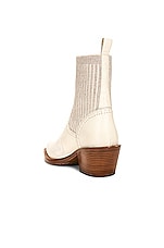 Chloe Nellie Ankle Boot in Eggshell, view 3, click to view large image.
