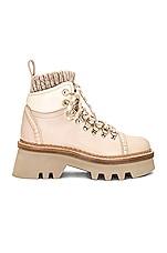 Chloe Owena Lace Up Boot in Pearly Grey, view 1, click to view large image.