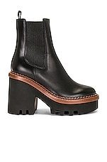Chloe Owena Chelsea Boot in Black, view 1, click to view large image.