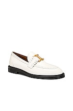 Chloe Marcie Loafer in Eggshell, view 2, click to view large image.