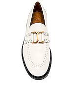 Chloe Marcie Loafer in Eggshell, view 4, click to view large image.