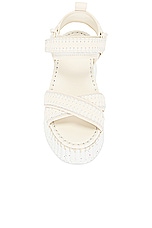 Chloe Nama Sandal in White, view 4, click to view large image.