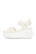 Chloe Nama Sandal in White, view 5, click to view large image.