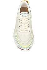 Chloe Nama Sneaker in Cloudy Sky, view 4, click to view large image.