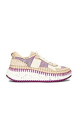 Chloe Nama Sneaker in Wild Purple, view 1, click to view large image.