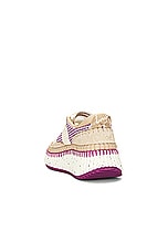 Chloe Nama Sneaker in Wild Purple, view 3, click to view large image.