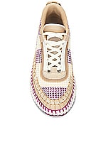 Chloe Nama Sneaker in Wild Purple, view 4, click to view large image.