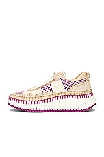 Chloe Nama Sneaker in Wild Purple, view 5, click to view large image.