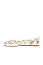 Chloe Marcie Mesh Ballet Flat in Eggshell, view 5, click to view large image.