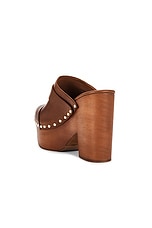 Chloe Jeannette Clog in Ginger Brown, view 3, click to view large image.