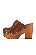 Chloe Jeannette Clog in Ginger Brown, view 5, click to view large image.