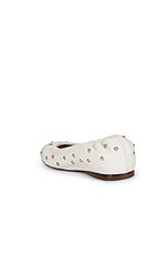 Chloe Eia Ballet Flat in Eggshell, view 3, click to view large image.