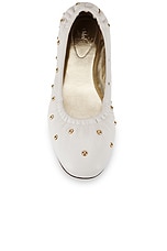 Chloe Eia Ballet Flat in Eggshell, view 4, click to view large image.