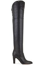Chloe Eve Thigh High Boot in Black, view 1, click to view large image.