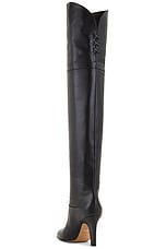Chloe Eve Thigh High Boot in Black, view 3, click to view large image.