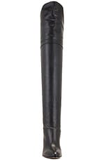 Chloe Eve Thigh High Boot in Black, view 4, click to view large image.