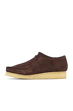 Clarks Wallabee in Dark Brown, view 5, click to view large image.