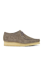 Clarks Wallabee in Grey Suede, view 1, click to view large image.