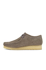 Clarks Wallabee in Grey Suede, view 5, click to view large image.