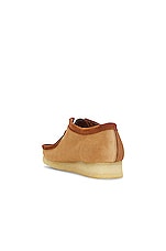 Clarks Wallabee in Cola Combination, view 3, click to view large image.