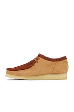Clarks Wallabee in Cola Combination, view 5, click to view large image.