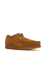 Clarks Wallabee in Cola, view 2, click to view large image.
