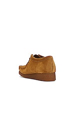 Clarks Wallabee in Cola, view 3, click to view large image.