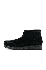 Clarks Wallabee Boot in Black, view 5, click to view large image.