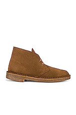 Clarks Desert Boot in Cola, view 1, click to view large image.