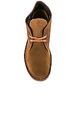 Clarks Desert Boot in Cola, view 4, click to view large image.