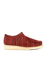 Clarks Wallabee Dance Hall Shoe in Burgundy, view 1, click to view large image.