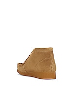 Clarks Wallabee Evo Boot in Dark Sand, view 3, click to view large image.