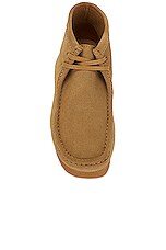 Clarks Wallabee Evo Boot in Dark Sand, view 4, click to view large image.