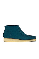 Clarks Wallabee Boot in Deep Blue, view 1, click to view large image.