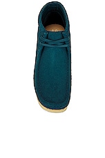 Clarks Wallabee Boot in Deep Blue, view 4, click to view large image.