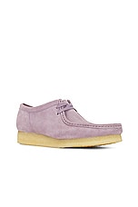 Clarks Wallabee in Mauve, view 2, click to view large image.