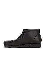 Clarks Wallabee Boot in Black, view 5, click to view large image.