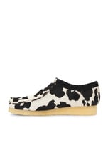Clarks Wallabee Boot in Cow Print Hair On, view 5, click to view large image.