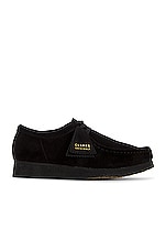 Clarks Wallabee in Black Suede, view 1, click to view large image.