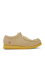 Clarks Wallabee Vegan in Sand Vegan, view 1, click to view large image.