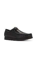 Clarks Wallabee in Black, view 2, click to view large image.