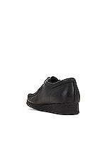 Clarks Wallabee in Black, view 3, click to view large image.
