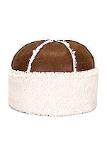 Clyde Nanaimo Hat in Brown & Cream, view 1, click to view large image.