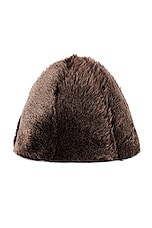 Clyde Peachbasket Hat in Mole Silver Tip, view 4, click to view large image.