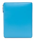 COMME des GARCONS Classic iPad Case in Blue, view 1, click to view large image.